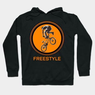 Freestyle orange circle Hoodie